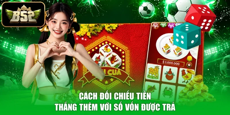 Cách đối chiếu tiền thắng thêm với số vốn được trả