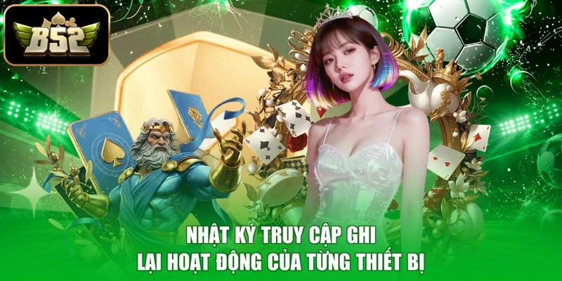 Nhật ký truy cập ghi lại hoạt động của từng thiết bị